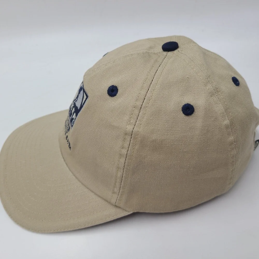 Mammoth Cave Hat Adjustable Ouray Beige Blue Hiker Brand National Park Logo Men